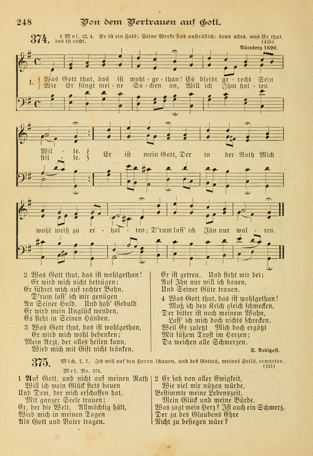 Gesangbuch mit Noten: herausgegeben von der Allgemeinen Conferenz der Mennoniten von Nord-Amerika page 248