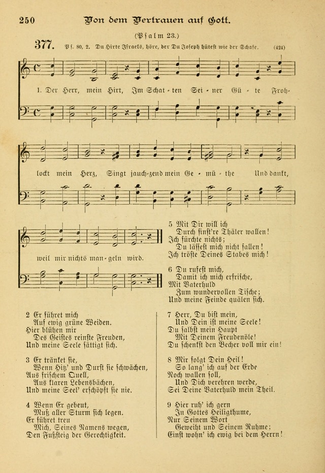 Gesangbuch mit Noten: herausgegeben von der Allgemeinen Conferenz der Mennoniten von Nord-Amerika page 250