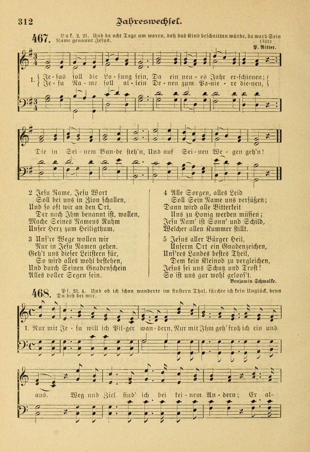 Gesangbuch mit Noten: herausgegeben von der Allgemeinen Conferenz der Mennoniten von Nord-Amerika page 312