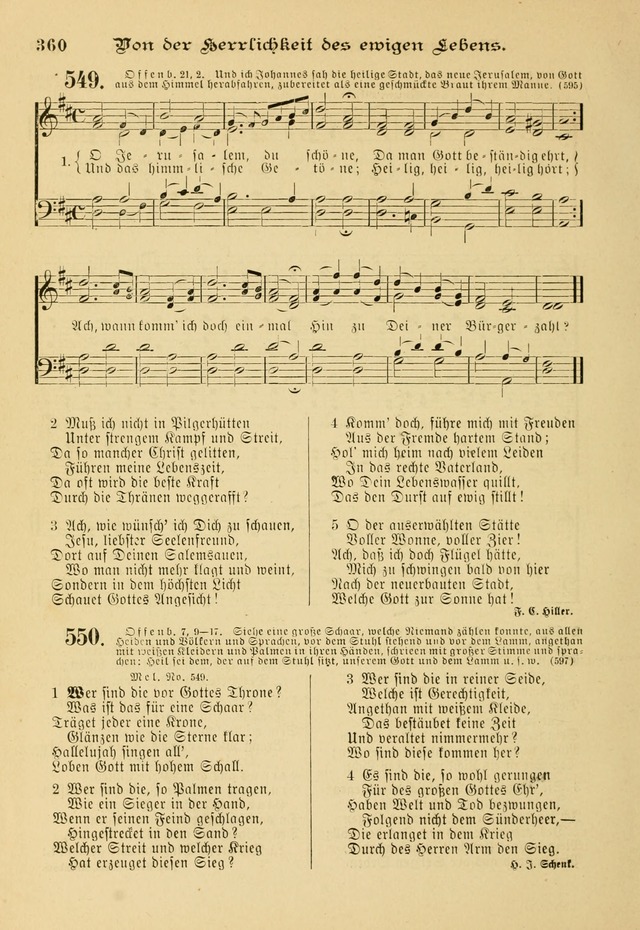 Gesangbuch mit Noten: herausgegeben von der Allgemeinen Conferenz der Mennoniten von Nord-Amerika page 360