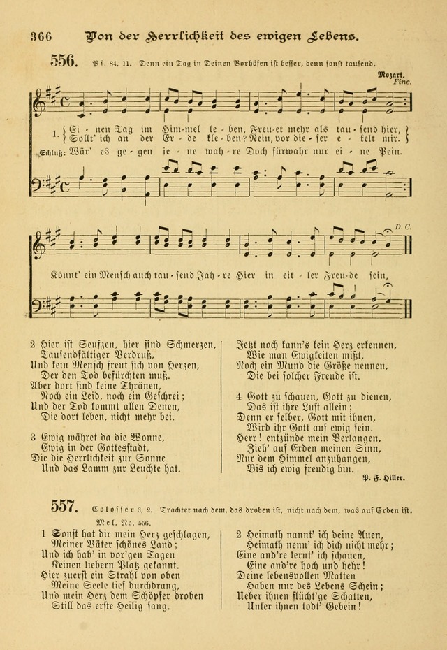 Gesangbuch mit Noten: herausgegeben von der Allgemeinen Conferenz der Mennoniten von Nord-Amerika page 366