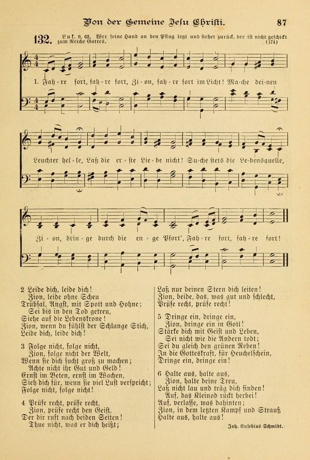 Gesangbuch mit Noten: herausgegeben von der Allgemeinen Conferenz der Mennoniten von Nord-Amerika page 87
