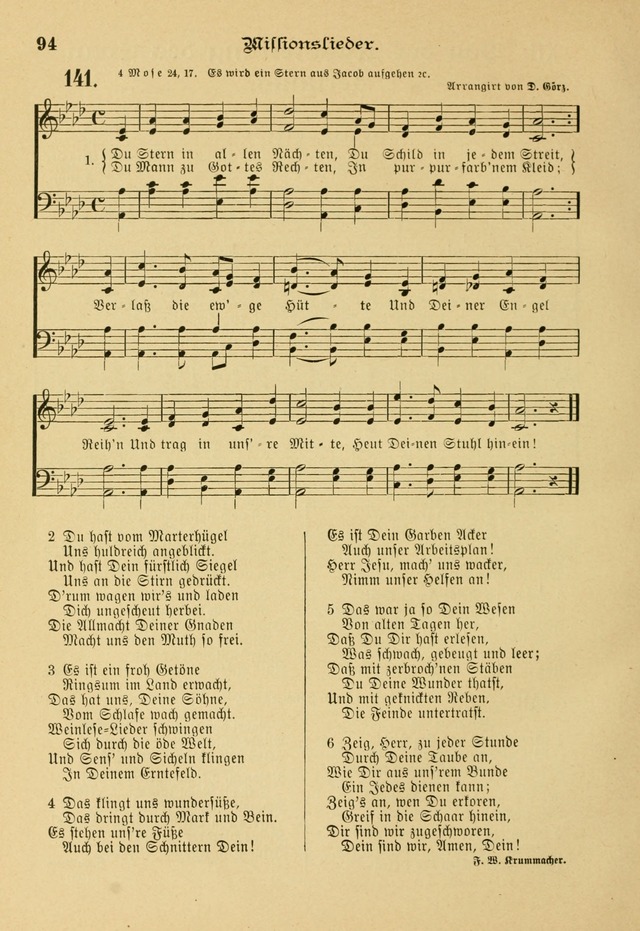 Gesangbuch mit Noten: herausgegeben von der Allgemeinen Conferenz der Mennoniten von Nord-Amerika page 94