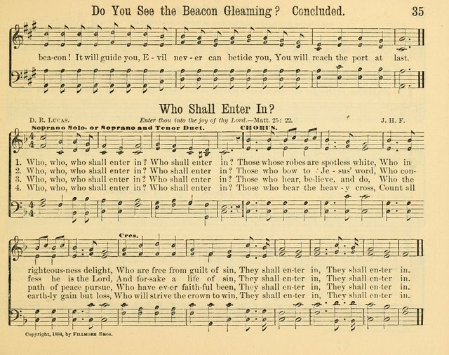 Grateful Praise: a collection of new songs for the Sunday-school page 35