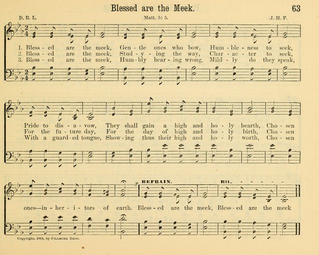 Grateful Praise: a collection of new songs for the Sunday-school page 63