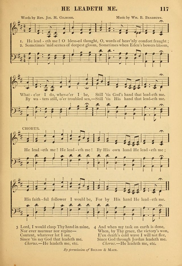 Gospel Praise Book: a collection of choice gems of sacred song suitable for church service, gospel praise meetings, and family devotions page 117