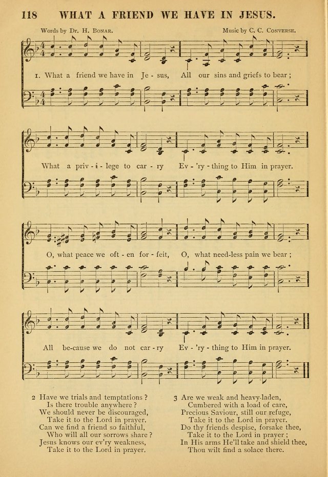 Gospel Praise Book: a collection of choice gems of sacred song suitable for church service, gospel praise meetings, and family devotions page 118
