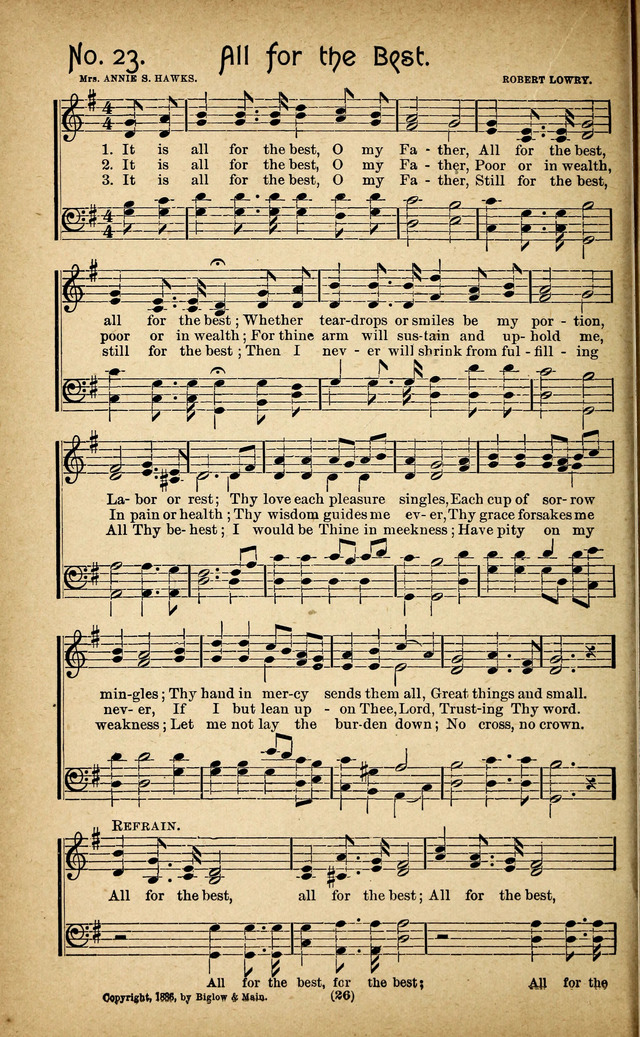 The Glad Refrain for the Sunday School: a new collection of songs for worship page 22