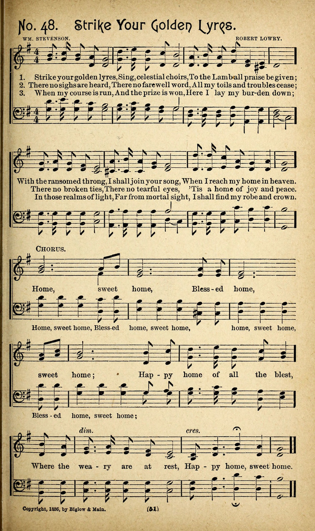 The Glad Refrain for the Sunday School: a new collection of songs for worship page 47