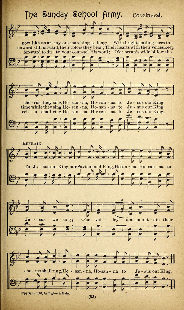 The Glad Refrain for the Sunday School: a new collection of songs for worship page 49