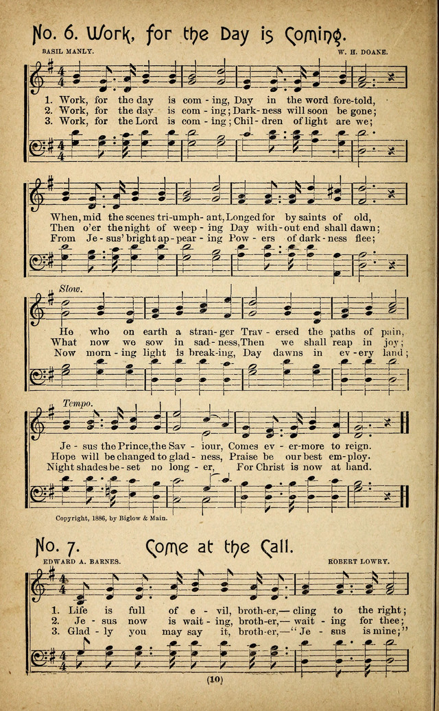 The Glad Refrain for the Sunday School: a new collection of songs for worship page 6