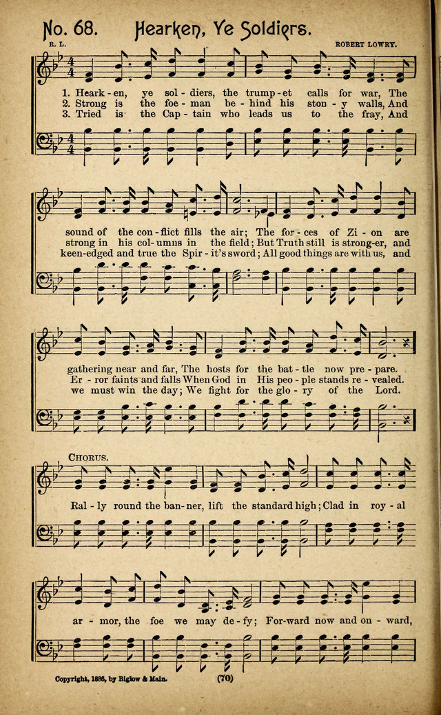 The Glad Refrain for the Sunday School: a new collection of songs for worship page 66
