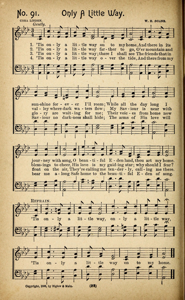 The Glad Refrain for the Sunday School: a new collection of songs for worship page 88