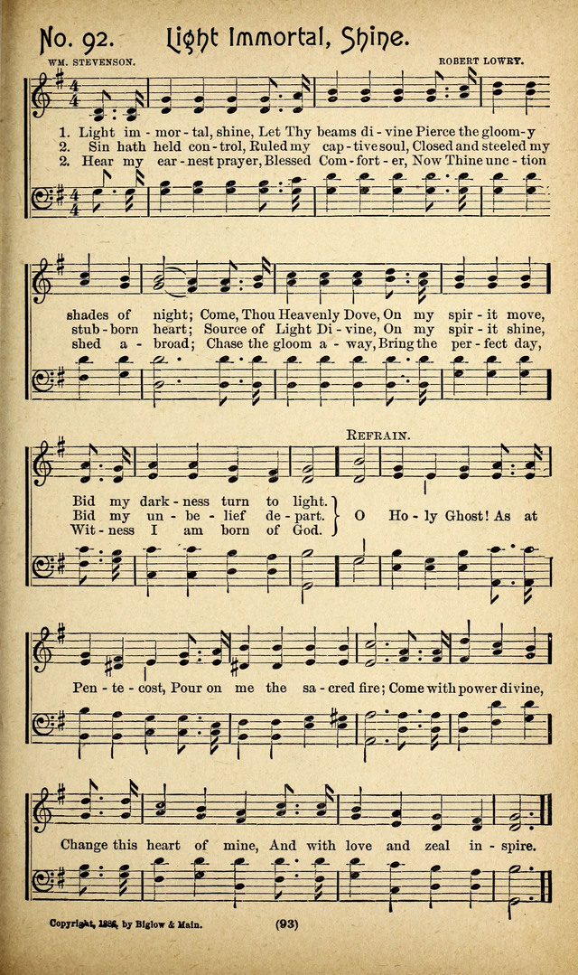 The Glad Refrain for the Sunday School: a new collection of songs for worship page 89