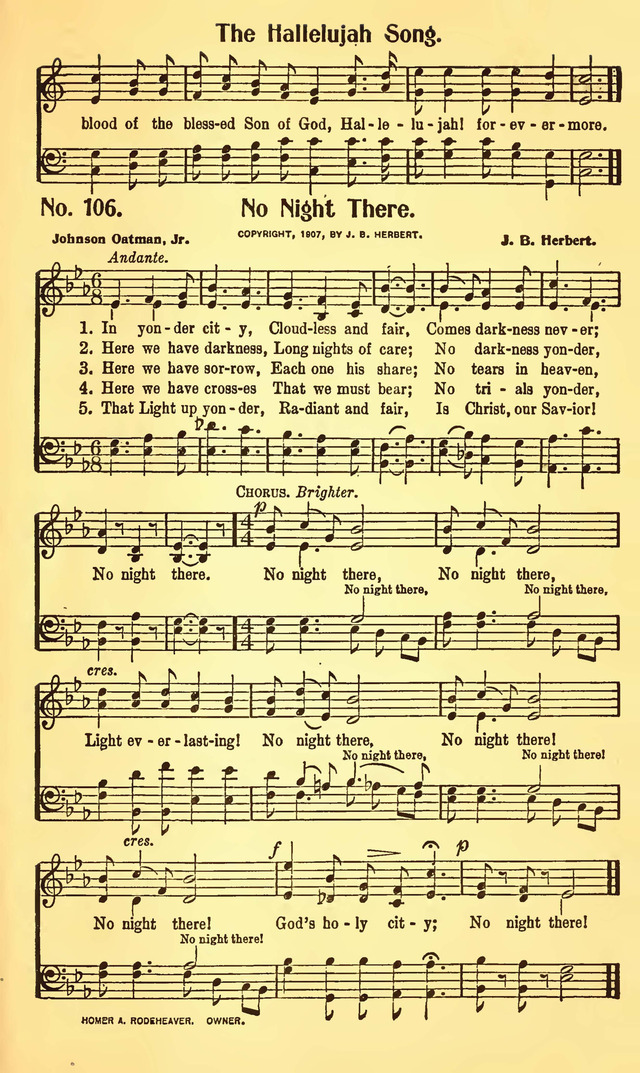 Great Revival Hymns No. 2 page 107