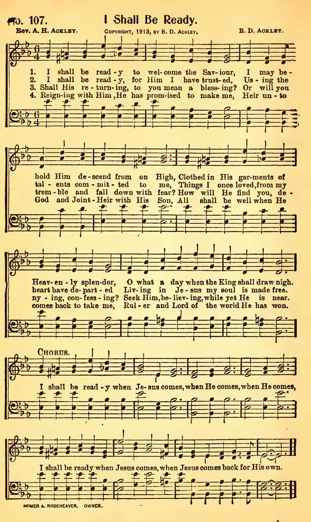 Great Revival Hymns No. 2 page 108