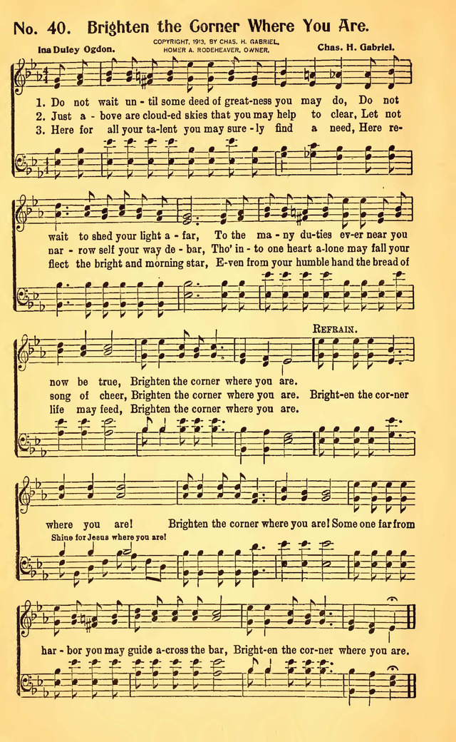 Great Revival Hymns No. 2 page 40