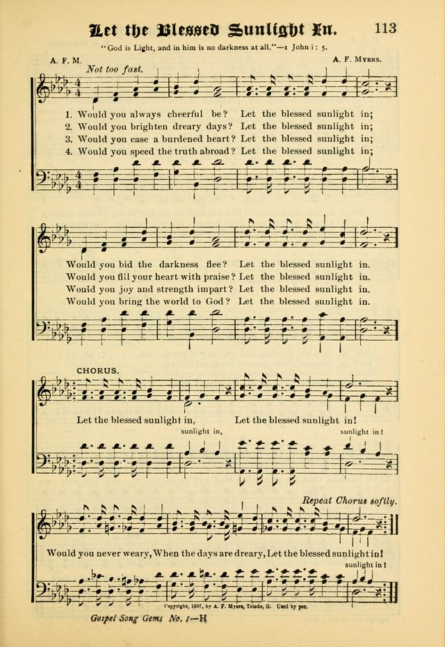 Gospel Song-Gems No.1 page 120