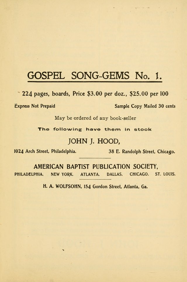 Gospel Song-Gems No.1 page 232