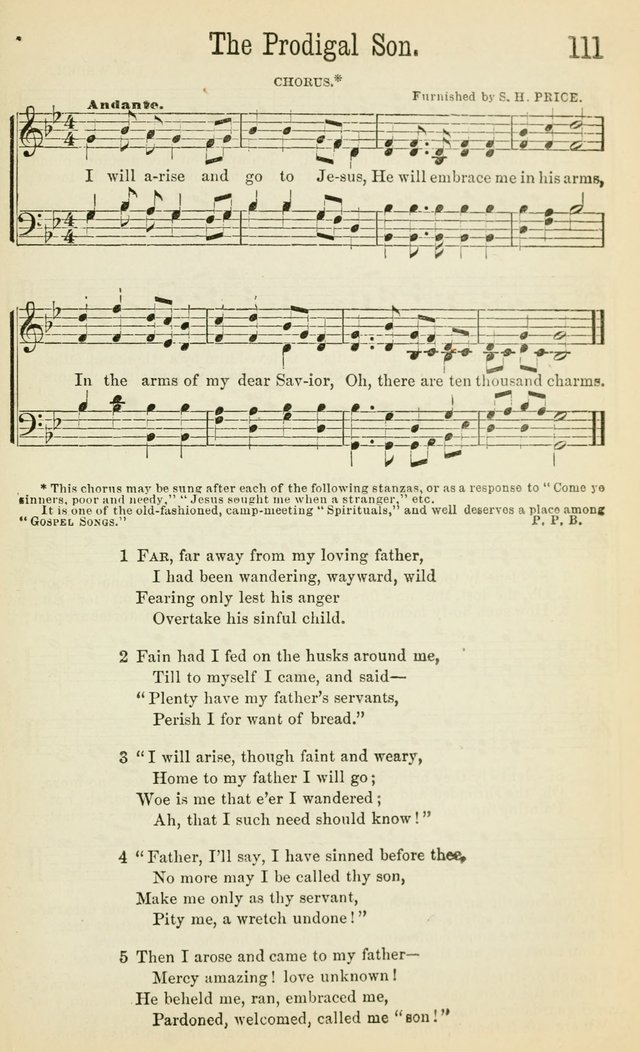 Gospel Songs: a choice collection of hymns and tune, new and old, for gospel meetings, prayer meetings, Sunday schools, etc. page 116