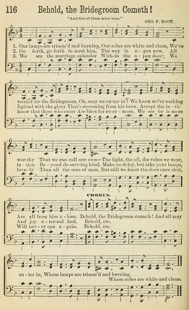 Gospel Songs: a choice collection of hymns and tune, new and old, for gospel meetings, prayer meetings, Sunday schools, etc. page 121