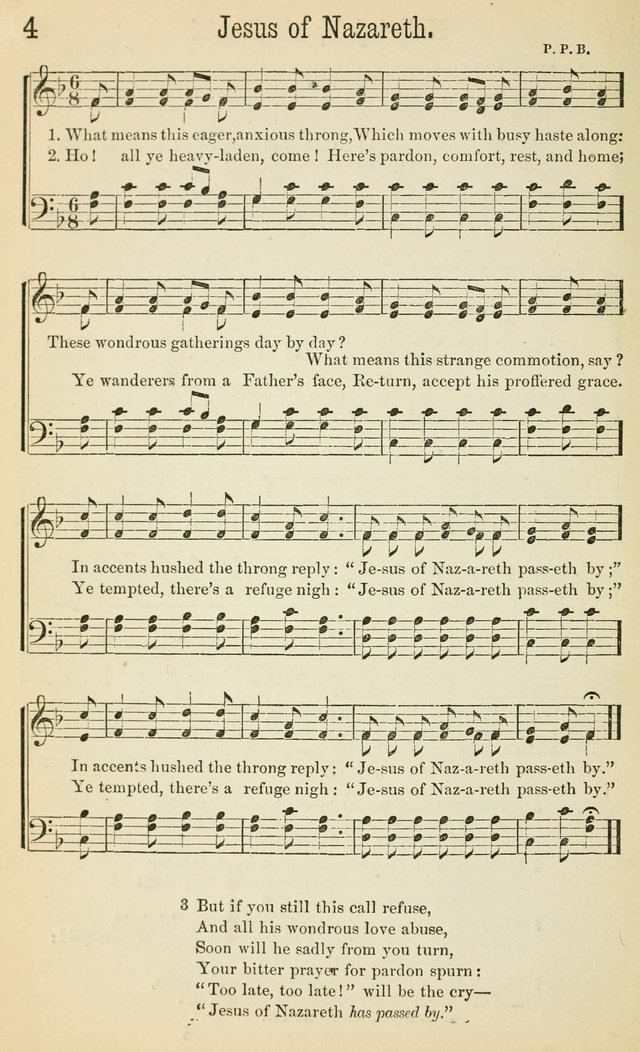 Gospel Songs: a choice collection of hymns and tune, new and old, for gospel meetings, prayer meetings, Sunday schools, etc. page 9