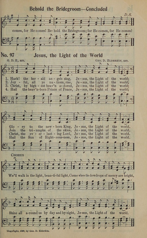The Gospel in Song: as used in the Anderson Gospel Crusades page 101