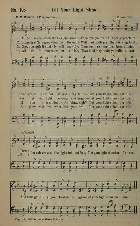 The Gospel in Song: as used in the Anderson Gospel Crusades page 112
