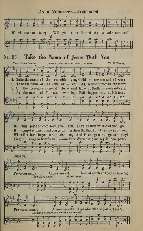 The Gospel in Song: as used in the Anderson Gospel Crusades page 117