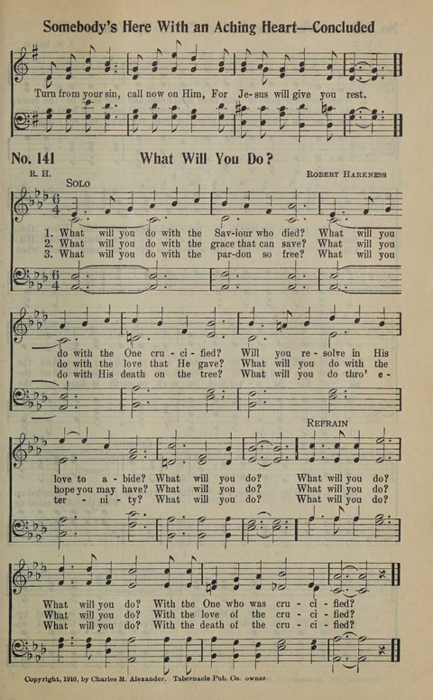 The Gospel in Song: as used in the Anderson Gospel Crusades page 145