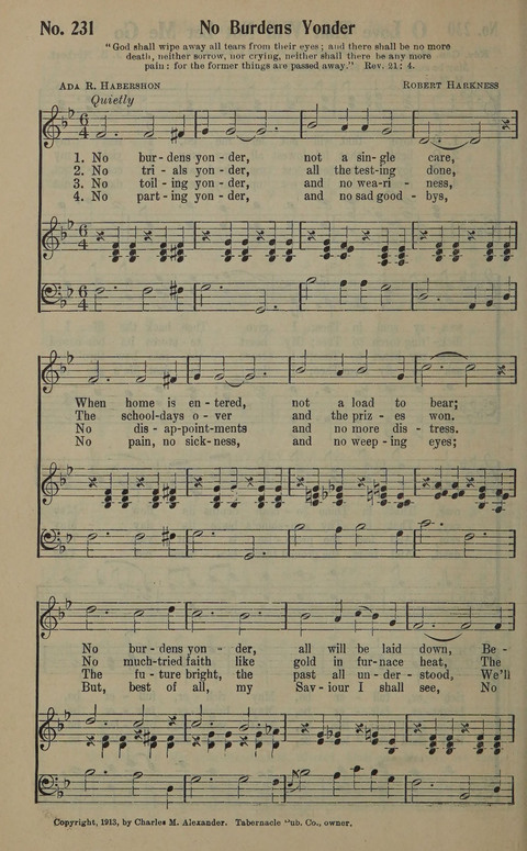 The Gospel in Song: as used in the Anderson Gospel Crusades page 236