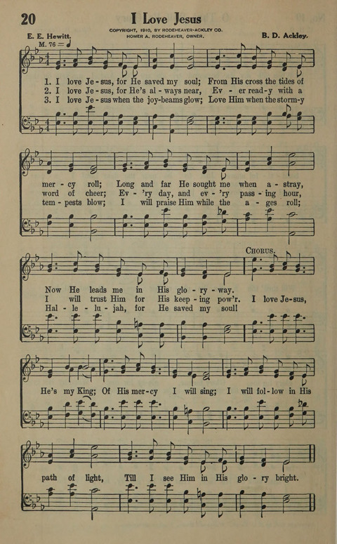 The Gospel in Song: as used in the Anderson Gospel Crusades page 24