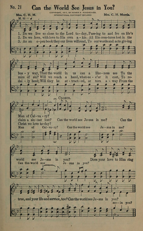 The Gospel in Song: as used in the Anderson Gospel Crusades page 25