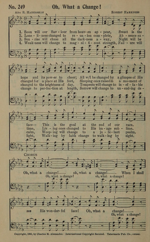 The Gospel in Song: as used in the Anderson Gospel Crusades page 256
