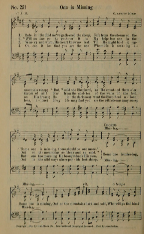 The Gospel in Song: as used in the Anderson Gospel Crusades page 258