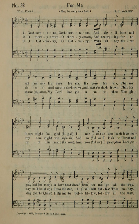 The Gospel in Song: as used in the Anderson Gospel Crusades page 36