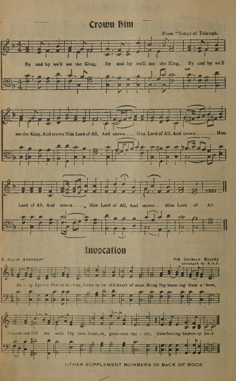 The Gospel in Song: as used in the Anderson Gospel Crusades page 4