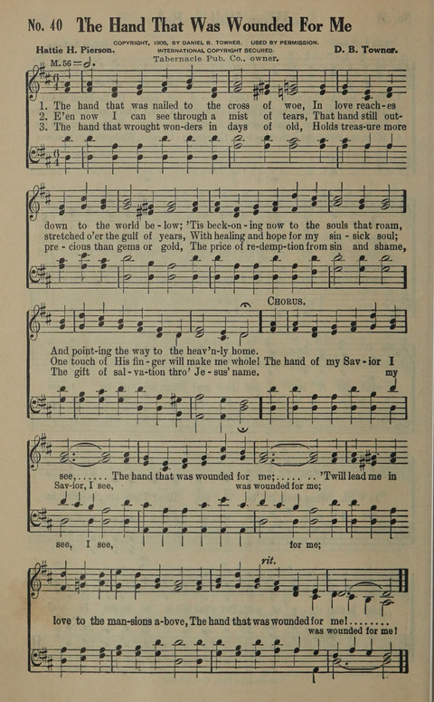 The Gospel in Song: as used in the Anderson Gospel Crusades page 44