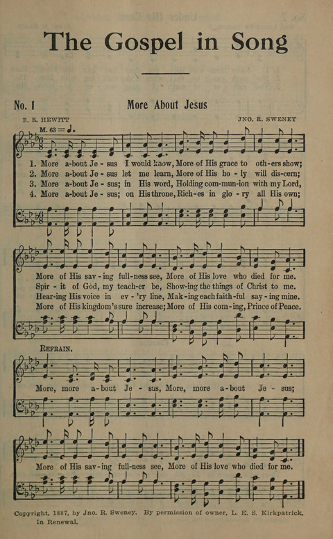 The Gospel in Song: as used in the Anderson Gospel Crusades page 5