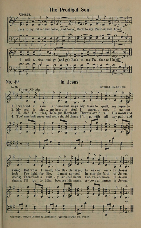 The Gospel in Song: as used in the Anderson Gospel Crusades page 53