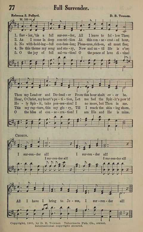 The Gospel in Song: as used in the Anderson Gospel Crusades page 81