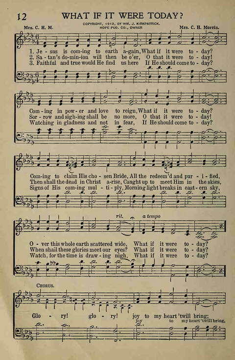 The Gospel in Song: for Use in Evangelistic Meetings or Any Service of the Church page 12