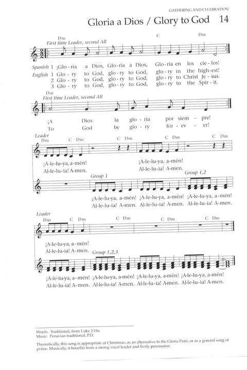 Global Songs for Worship page 20