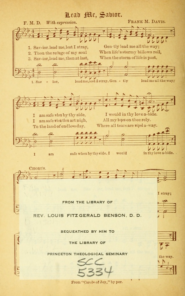 Gospel Songs of Grace and Glory page 3