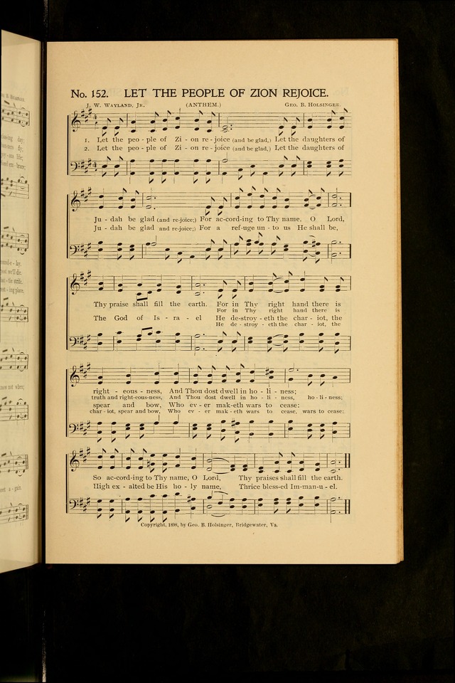 Gospel Songs and Hymns No. 1: for the sunday school, prayer meeting, social meeting, general song service page 151