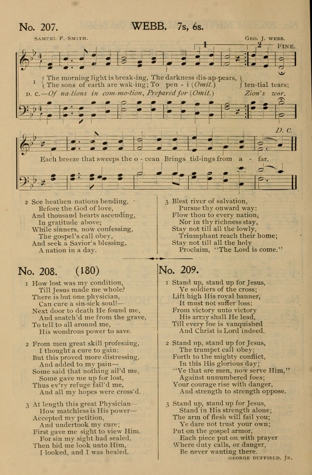 Gospel Songs and Hymns No. 1: for the sunday school, prayer meeting, social meeting, general song service page 188