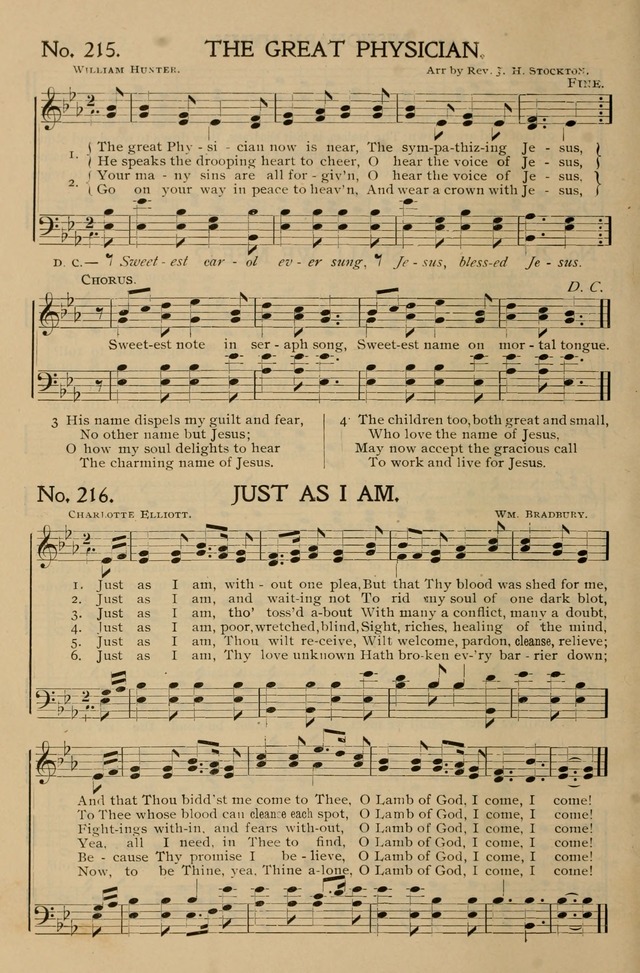 Gospel Songs and Hymns No. 1: for the sunday school, prayer meeting, social meeting, general song service page 192