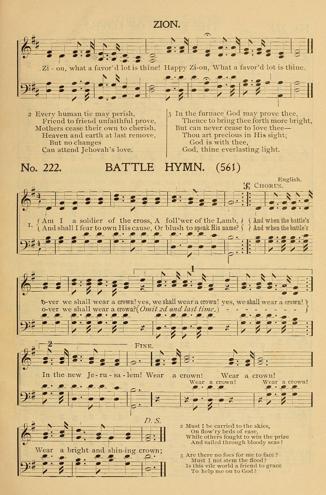 Gospel Songs and Hymns No. 1: for the sunday school, prayer meeting, social meeting, general song service page 195