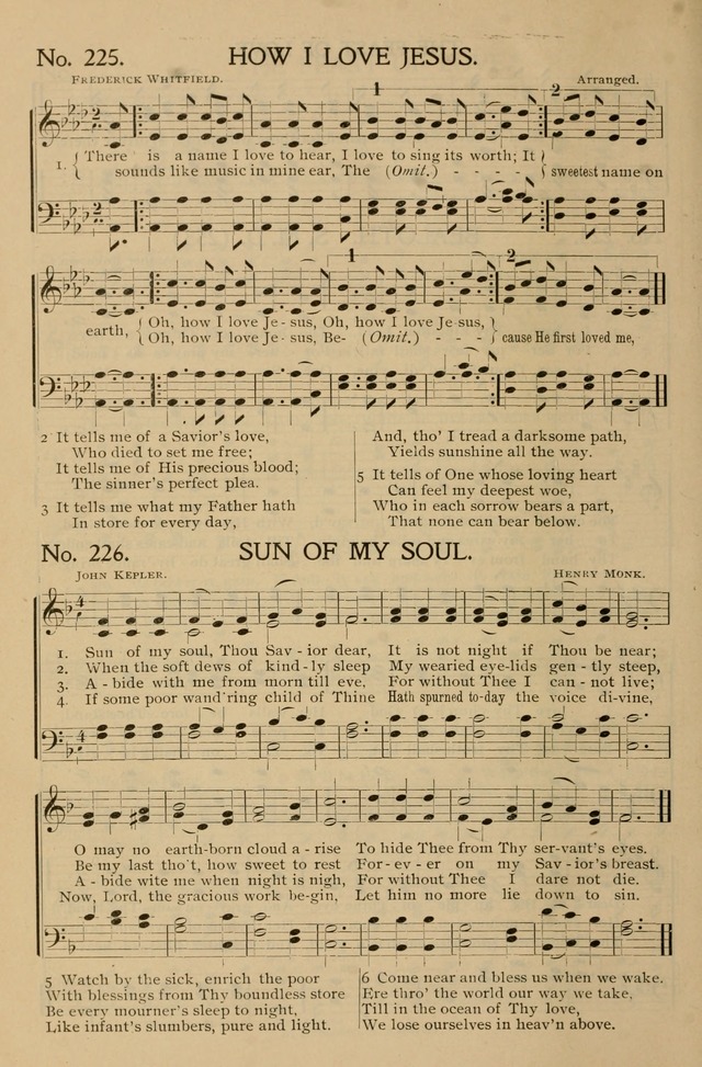 Gospel Songs and Hymns No. 1: for the sunday school, prayer meeting, social meeting, general song service page 198