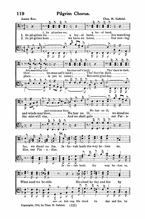 Gospel Songs for Men: a Collection of Quartets and Choruses for Male Voices page 120